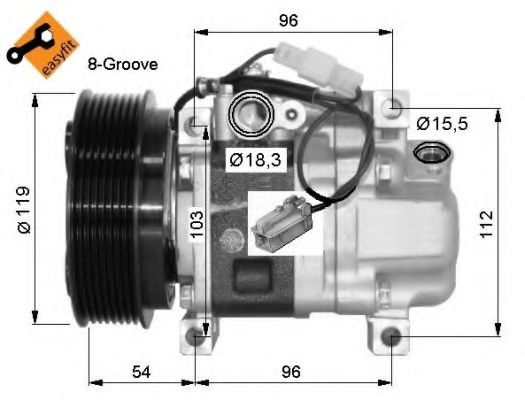 Компрессор, кондиционер NRF 32688G