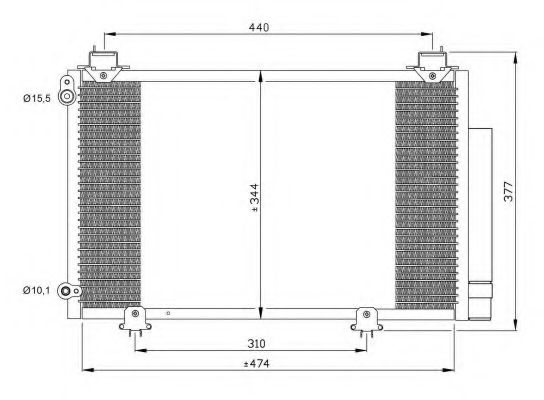 Конденсатор, кондиционер NRF 35333