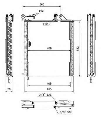 Конденсатор, кондиционер NRF 35371
