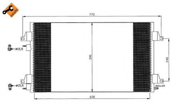 Конденсатор, кондиционер NRF 35760