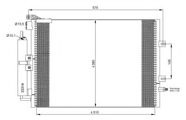 Конденсатор, кондиционер NRF 35897