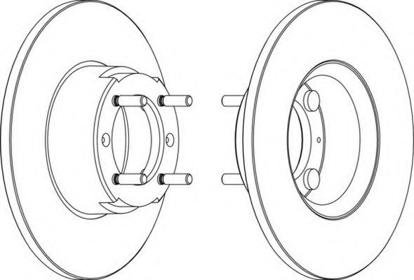 Тормозной диск NECTO WN206