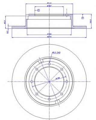 Тормозной диск CAR RR1178