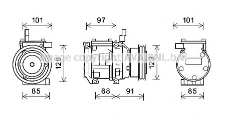 Компрессор, кондиционер AVA QUALITY COOLING KAAK208