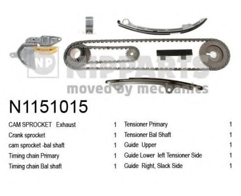 Комплект цели привода распредвала NIPPARTS N1151015