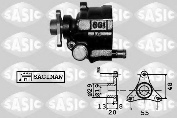 Гидравлический насос, рулевое управление SASIC 7074001