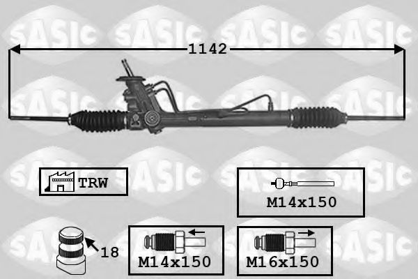 Рулевой механизм SASIC 7006153