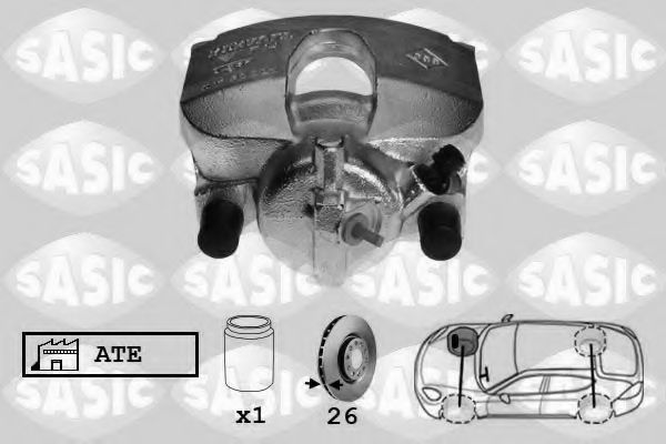 Тормозной суппорт SASIC 6504017