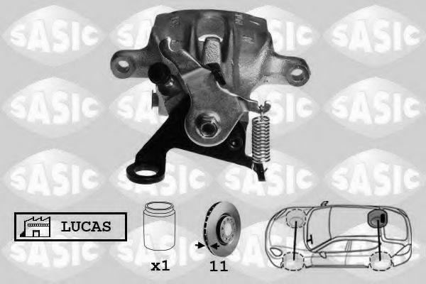 Тормозной суппорт SASIC 6506029