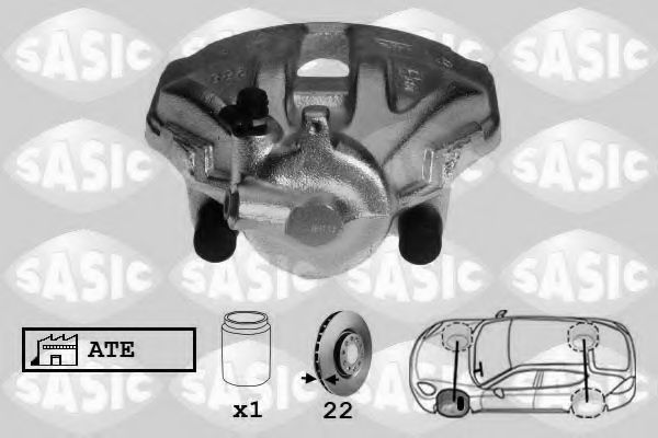 Тормозной суппорт SASIC 6506050