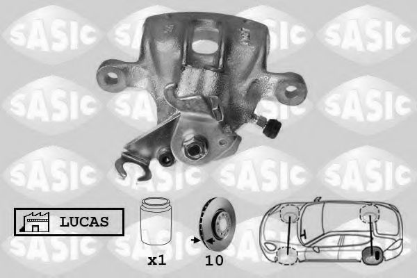 Тормозной суппорт SASIC 6506084