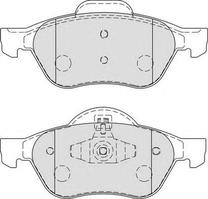 Комплект тормозных колодок, дисковый тормоз DURON DBP351866