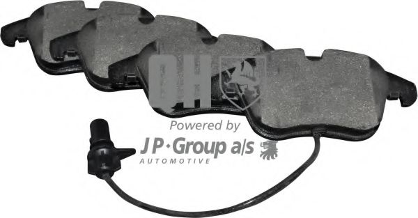 Комплект тормозных колодок, дисковый тормоз JP GROUP 1163607219