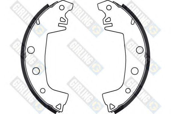 Комплект тормозных колодок GIRLING 5180203