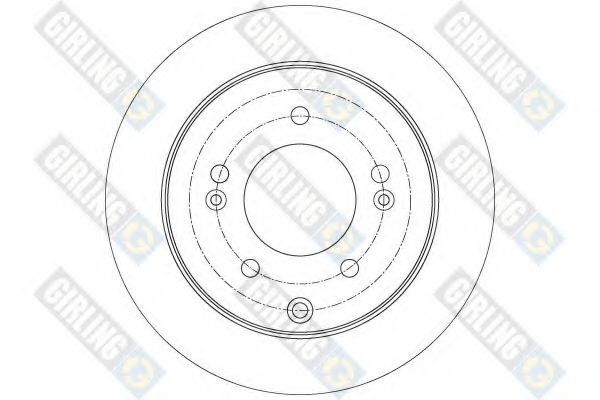 Тормозной диск GIRLING 6078194