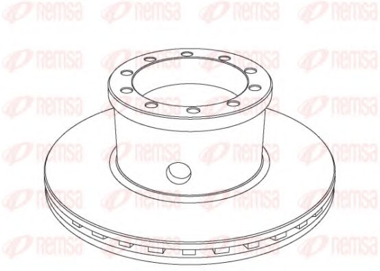 Тормозной диск KAWE NCA1019.20