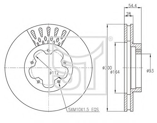 Тормозной диск ST-TEMPLIN 03.110.2600.140
