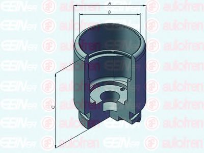 Поршень, корпус скобы тормоза AUTOFREN SEINSA D025293