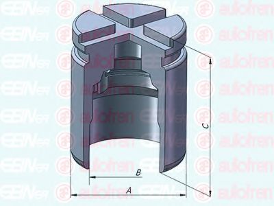 Поршень, корпус скобы тормоза AUTOFREN SEINSA D025529