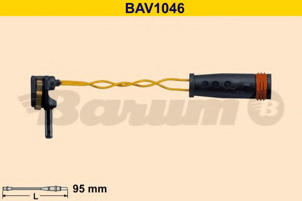 Сигнализатор, износ тормозных колодок BARUM BAV1046