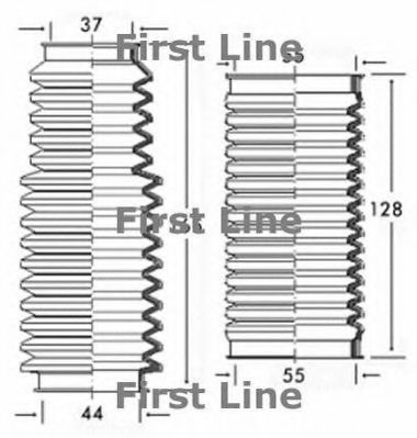 Пыльник, рулевое управление FIRST LINE FSG3159