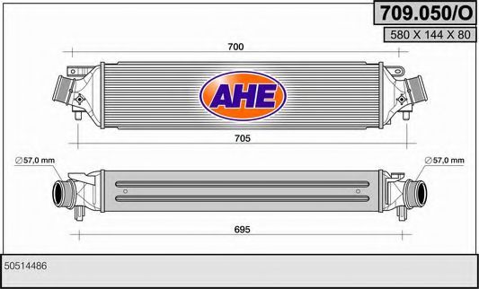 Интеркулер AHE 709.050/O