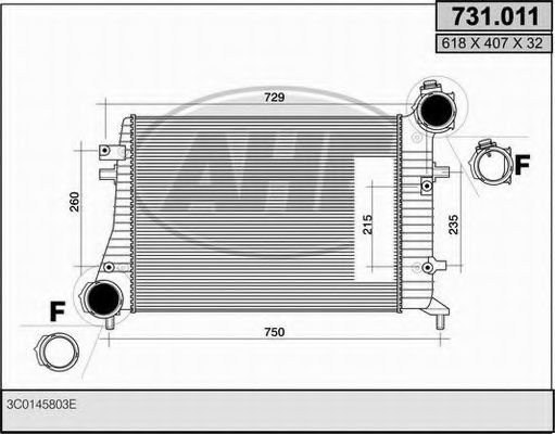 Интеркулер AHE 731.011