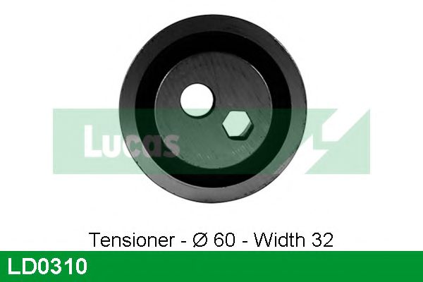 Натяжной ролик, ремень ГРМ LUCAS ENGINE DRIVE LD0310
