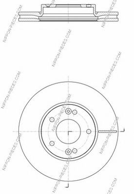 Тормозной диск NPS K330A25