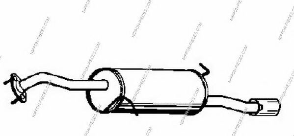 Система выпуска ОГ NPS M430A108