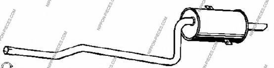 Система выпуска ОГ NPS T430A138