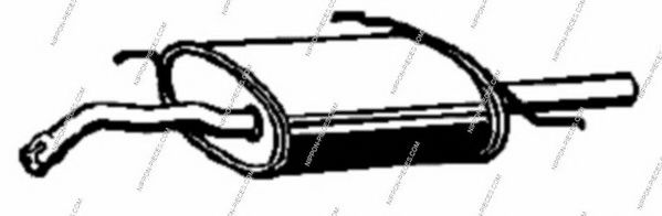 Система выпуска ОГ NPS T430A20