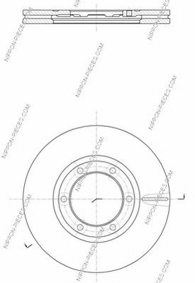 Тормозной диск NPS ADG043182