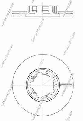 Тормозной диск NPS ADN143111