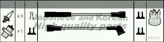 Комплект проводов зажигания ASHUKI 1614-0108