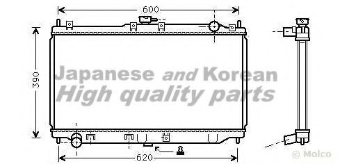 Радиатор, охлаждение двигателя ASHUKI M559-19