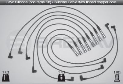 Комплект проводов зажигания BRECAV 08506