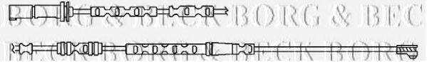 Сигнализатор, износ тормозных колодок BORG & BECK BWL3095