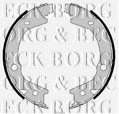Комплект тормозных колодок BORG & BECK BBS6406