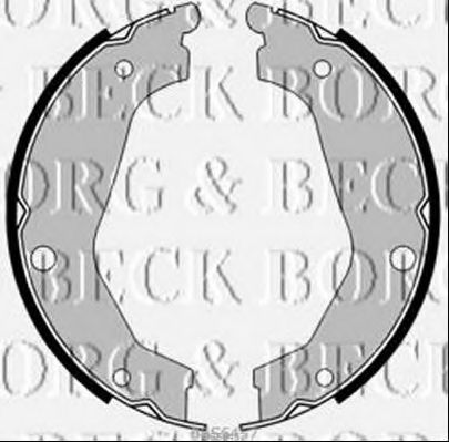 Комплект тормозных колодок BORG & BECK BBS6457