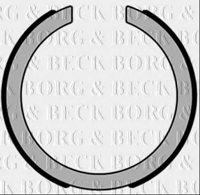 Комплект тормозных колодок BORG & BECK BBS6486
