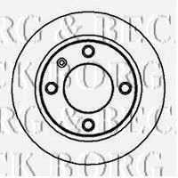 Тормозной диск BORG & BECK BBD4107