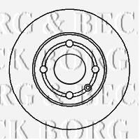 Тормозной диск BORG & BECK BBD4225