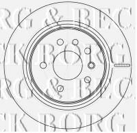 Тормозной диск BORG & BECK BBD4530