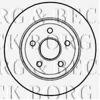 Тормозной диск BORG & BECK BBD4661