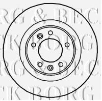 Тормозной диск BORG & BECK BBD4667