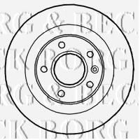 Тормозной диск BORG & BECK BBD4799