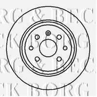 Тормозной диск BORG & BECK BBD5083