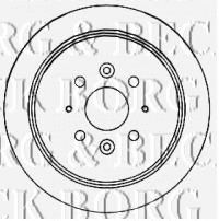 Тормозной диск BORG & BECK BBD5139