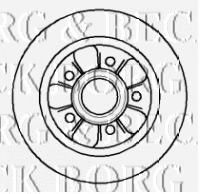 Тормозной диск BORG & BECK BBD5742S